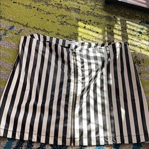 Black and white skirt